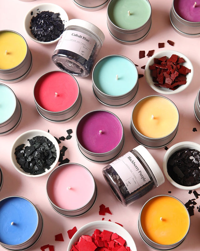 <h2><span style="text-decoration:underline">Ajoute de la couleur <br/></span>à tes bougies</h2>
